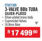 Sanchez Brass Instruments 3-Valve BBb Tuba Silver Plated STUE120S