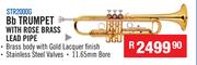 Sanchez Brass Instruments Bb Trumpet With Rose Brass Lead Pipe STR2000G