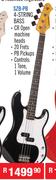  Sanchez Electric & Brass Guitars 4 String Bass SZB-PB