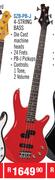 Sanchez Electric & Brass Guitars 4 String Bass SZB-PB-J