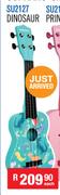 Sanchez Discovery 21" Ukuleles Soprano Size Dinosaur SU2127-Each