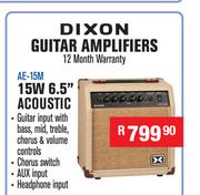 Dixon Guitar Amplifiers 15W 6.5" Acoustic AE-15M