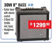 Dixon Guitar Amplifiers 30W 8" Bass B-30