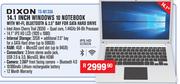 Dixon 14.1" Windows 10 Notebook TS-M133A