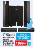 Dixon 2.1 Channels With Bluetooth, FM Radio, USB & SD Slots DN3319FT