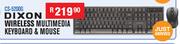 Dixon Wireless Multimedia Keyboard & Mouse CS-5200G