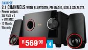 Dixon 2.1 Channels With Bluetooth, FM Radio, USB & Micro SD Slots DN3129F