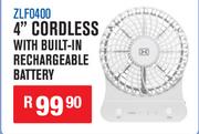 Dixon 4" Cordless With Built-In Rechargeable Battery ZLF0400