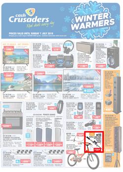 Cash Crusaders : Winter Warmers (14 June - 7 July 2019), page 1