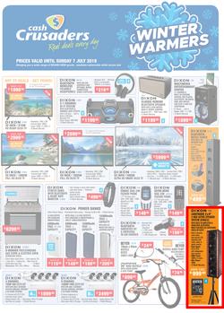 Cash Crusaders : Winter Warmers (14 June - 7 July 2019), page 1