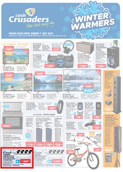 Cash Crusaders : Winter Warmers (14 June - 7 July 2019), page 1