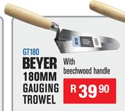 Beyer 180mm Gauging Trowel With Beechwood Handle GT180