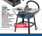 Dixon 1800W Table Saw M1HZP250