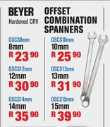 Beyer 15mm Offset Combination Spanners Hardened CRV  OSCS15mm