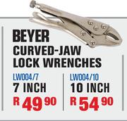 Beyer 7" Curved Jaw Lock Wrenches LW004/7