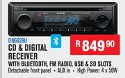 Dixon Car Decks CD & Digital Receiver With Bluetooth, RM Radio, USB & SD Slots DN6828U