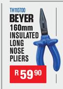 Beyer 160mm Insulated Long Nose Pliers TH110700