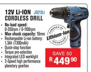 Dixon 12V Li-ion Cordless Drill J0Z12LI