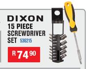Dixon 15 Piece Screwdriver Set 536215