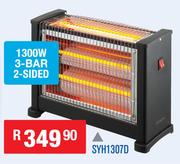 Dixon 1300W 3-BAR 2 Sided Quartz Heaters SYH-1307D