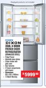 Dixon 350L 4-Door French Door Refrigerator(Stainless Steel) DFD350FM