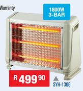 Dixon 1800W 3-BAR Quartz Heaters SYH-1306