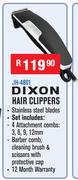 Dixon Hair Clipper JH-4801
