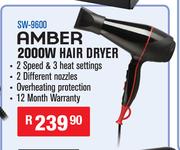 Amber 2000W Hair Dryer SW-9600