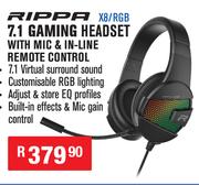 Rippa 7.1 Gaming Headset With Mic & In-Line Remote Control