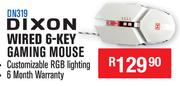 Dixon Wired 6-Key Gaming Mouse