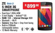 ZTE 5" 3G Smartphone Blade-L5
