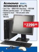 Lenovo Refurbished M71e PC M58eM71e