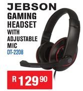 Jebson Gaming Headset With Adjustable Mic DT-2208