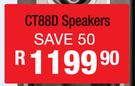 Dixon 2 x 8 Inch HiFi Tower Speakers(Pair) CT88D