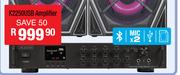 Dixon Integrated Stereo Amplifier With Bluetooth, USB & SD Slots K2250USB