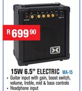 Dixon Amplifiers 15W 6.5" Electric MA-15