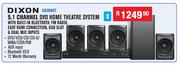 Dixon 5.1 Channel DVD Home Theatre System DN36WBT
