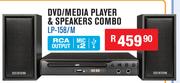 Dixon DVD/Media Player & Speakers Combo With USB & Dual Mic Inputs LP-158/M