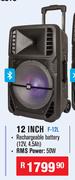 Dixon Trolley Speakers With Integrated Handle & Wheels 12 Inch F-12L