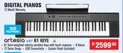 Artesia Digital Pianos 61 Keys A-61