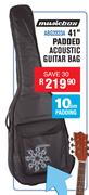 Music Box 41" Padded Acoustic Guitar Bag ABG2033A