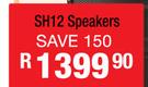Jebson 12" DJ/PA Speakers (Pair) SH12
