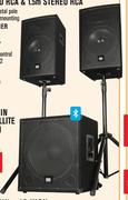 DXN Pro 15 Inch Bass Bin + 10 Inch Satellite Speakers (Pair) VX1300BT