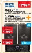 Jenson 15" DJ/PA Speakers (Pair) SH15