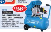 Trade Air 24L 1.1Kw Lubricated Direct Drive Compressor MCFR100