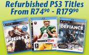 PS3 Titles-Each