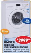 Amber 6Kg Front Loader Washing Machine WM2006