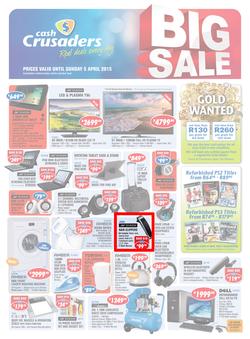 Cash Crusaders : Big Sale (16 Mar - 5 Apr 2015), page 1
