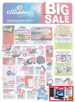 Cash Crusaders : Big Sale (16 Mar - 5 Apr 2015), page 1