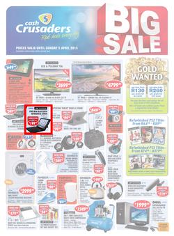 Cash Crusaders : Big Sale (16 Mar - 5 Apr 2015), page 1